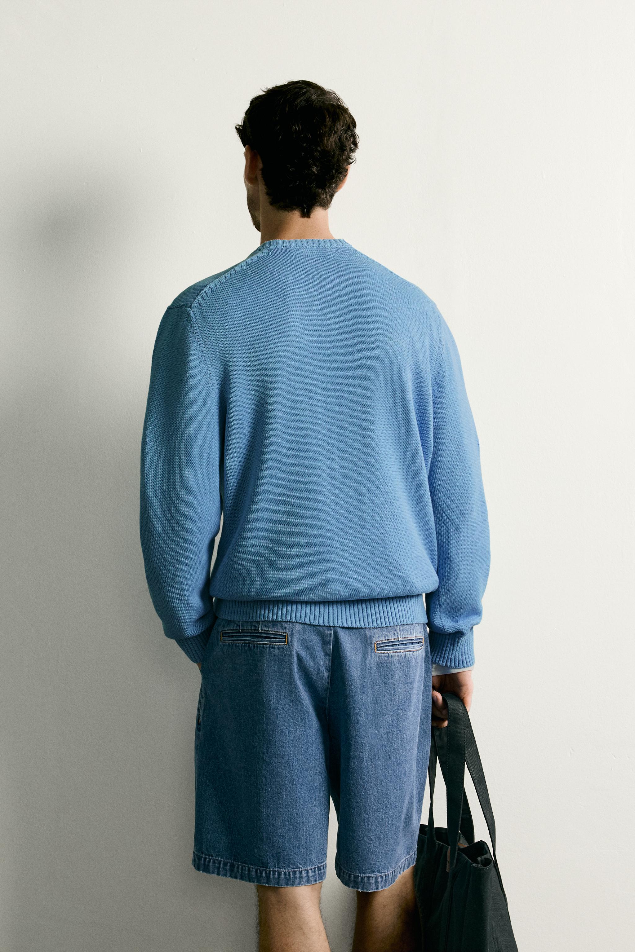 COTTON-LINEN REGULAR FIT JUMPER